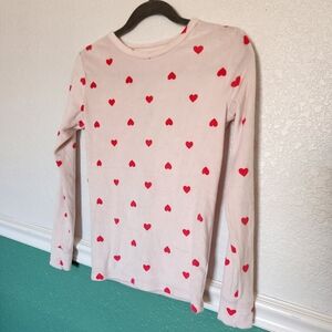 Heart‎ Patterned Kids Long Sleeve Pajama Set